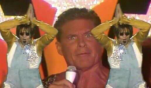 David Hasselhoff zelebriert in seinem neuen Musikvideo 80er-Ästhetik en masse.