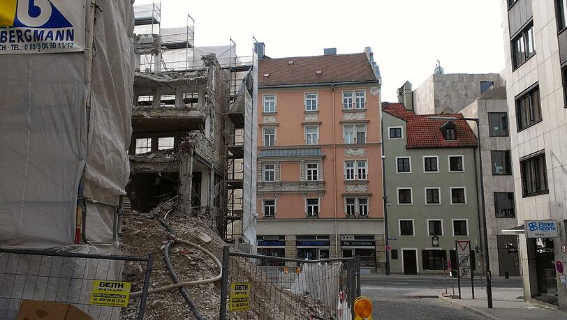 Am Oberanger nimmt die Altstadt wieder eine neue Gestalt an. Am Oberanger nimmt die Altstadt wieder eine neue Gestalt an.