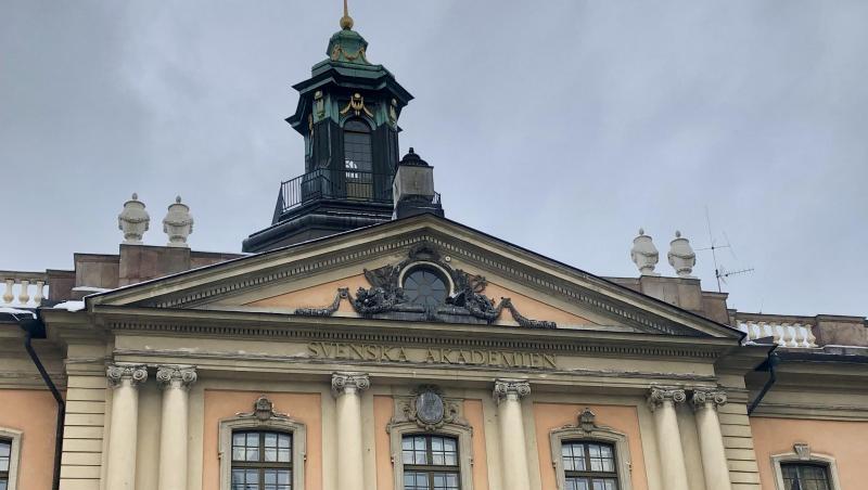 Die Schwedische Akademie in Stockholm. Die Schwedische Akademie in Stockholm.