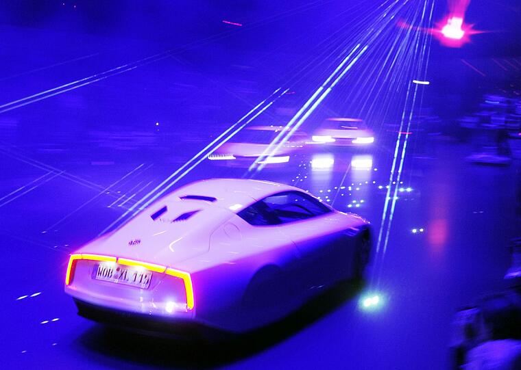 Der VW XL1. Foto: Uli Deck/dpa