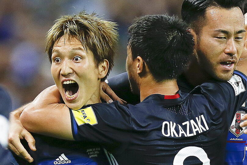 Japan: Bereits Ende August mit einem 2:1-Sieg gegen Australien sicherte sich Japan die Reise nach Russland.