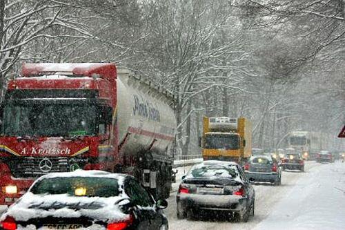 Der Wintereinbruch hat die Autofahrer nicht überrascht