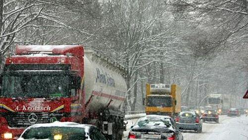 Der Wintereinbruch hat die Autofahrer nicht überrascht