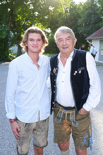 Auch Laurent und Wolfgang Niersbach waren der Einladung von Bastian Schweinsteiger gefolgt.