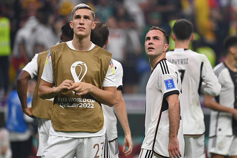 Nico Schlotterbeck während der WM 2022 in Katar. Nico Schlotterbeck während der WM 2022 in Katar.