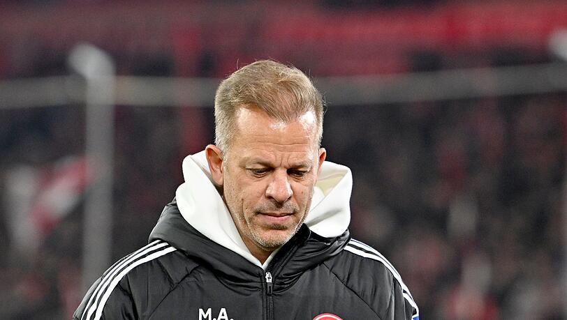 Trauert um seinen Freund Georg Koch: D&uuml;sseldorfs Trainer Markus Anfang (Archivbild).