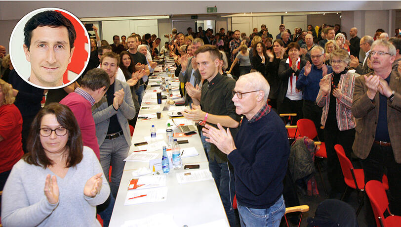 Standing Ovations für Oberbürgermeister Dieter Reiter beim SPD-Jahresparteitag. Standing Ovations für Oberbürgermeister Dieter Reiter beim SPD-Jahresparteitag.