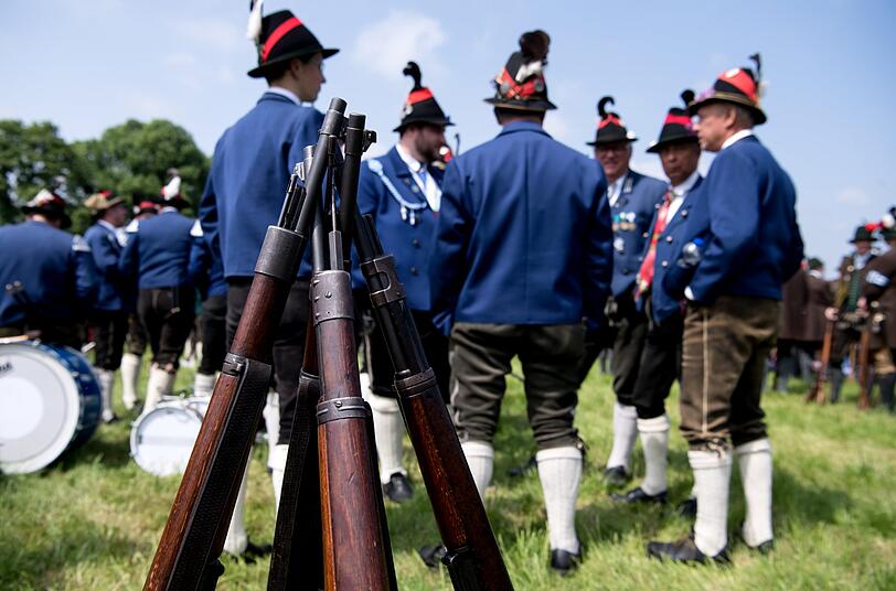 Die Bilder vom Patronatstag der bayerischen Gebirgsschützen.