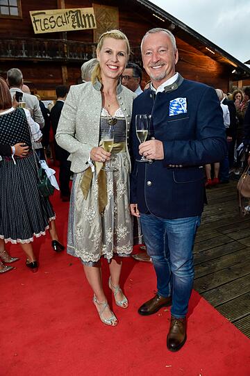 Anke Huber mit Mann Roger Wittmann