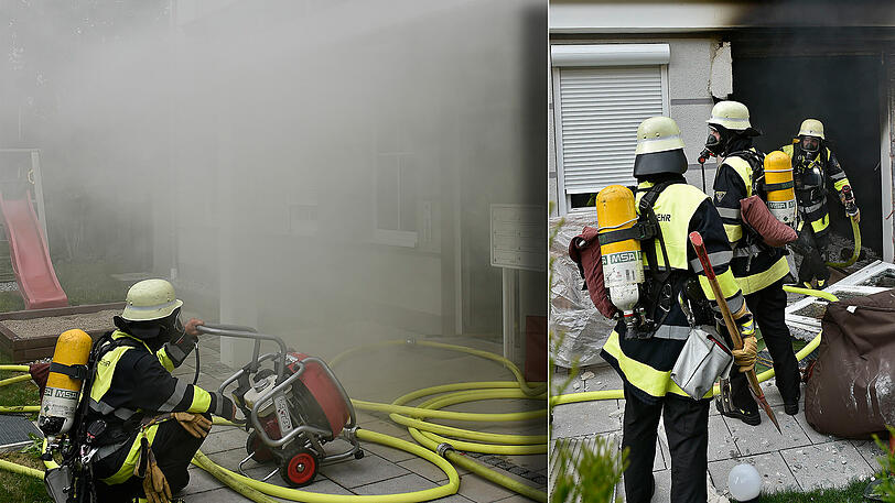Die Feuerwehr konnte den Brand schnell löschen.