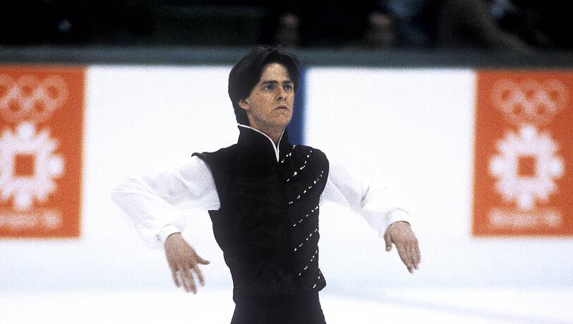 Rudi Cerne als Eiskunstläufer bei den Olympischen Winterspielen 1984 in Sarajevo. Rudi Cerne als Eiskunstläufer bei den Olympischen Winterspielen 1984 in Sarajevo.
