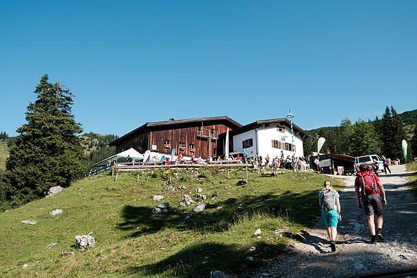 Familienfreundlich: die Priener H&uuml;tte.