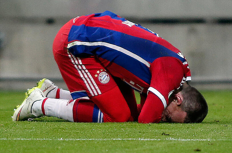 Wann kommt Bayern-Star Franck Ribéry wieder auf die Beine?