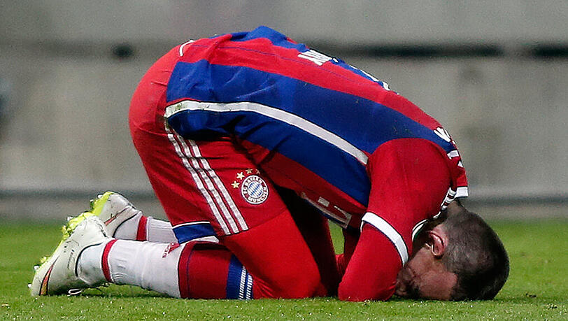 Wann kommt Bayern-Star Franck Ribéry wieder auf die Beine? Wann kommt Bayern-Star Franck Ribéry wieder auf die Beine?