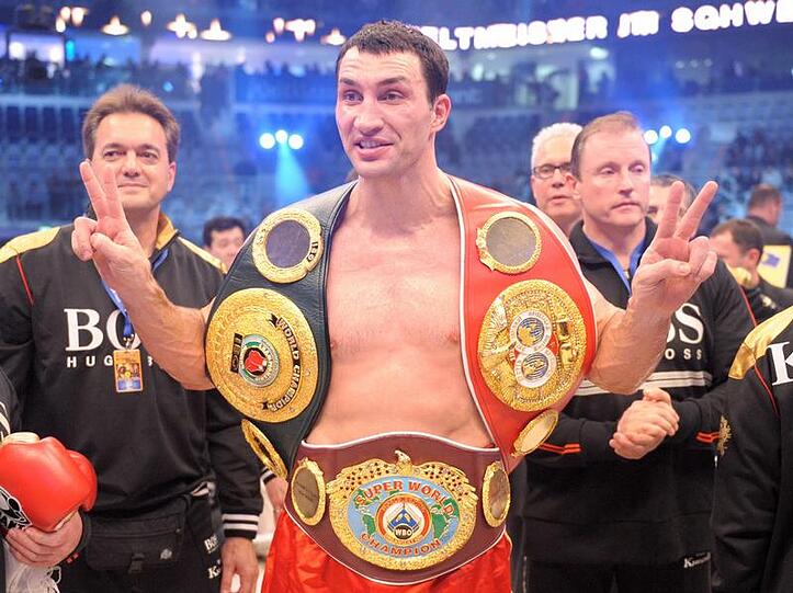 Wladimir Klitschko in seinem Reich, dem Ring