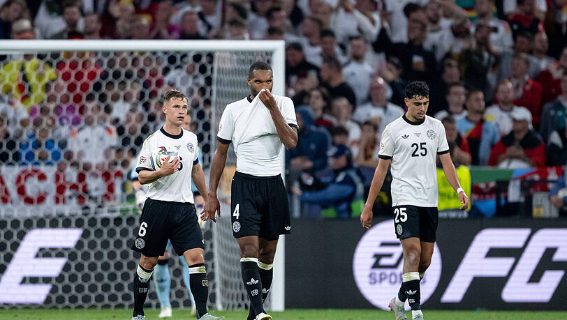 Kein Erfolgserlebnis für Joshua Kimmich bei seinem 100. DFB-Spiel.