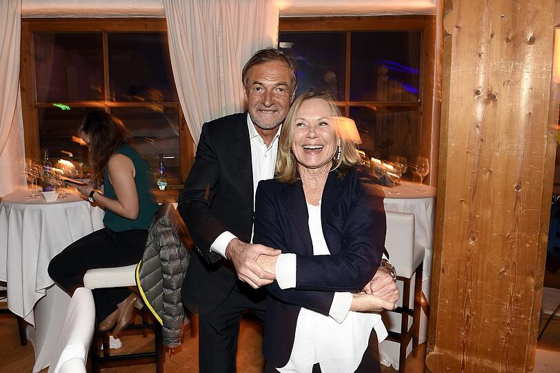 Robert Siopaes und Sybille Beckenbauer