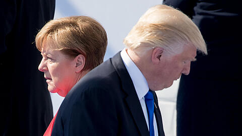 Kritik und Distanz statt Zusammenarbeit und Nähe: Das Verhältnis zwischen Donald Trump und Angela Merkel ist angespannt.