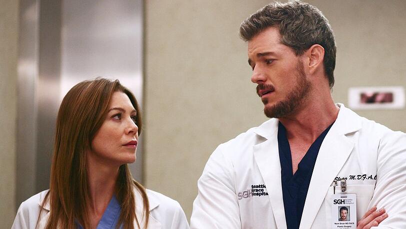 Eric Dane und Ellen Pompeo 2007 in "Grey's Anatomy".