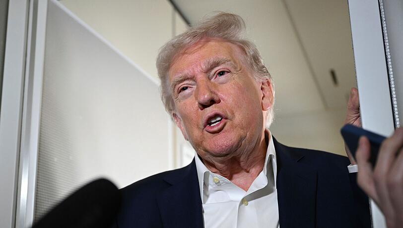 Donald Trump geriet beim Erzählen über seinen Gesundheitscheck regelrecht ins Schwärmen.