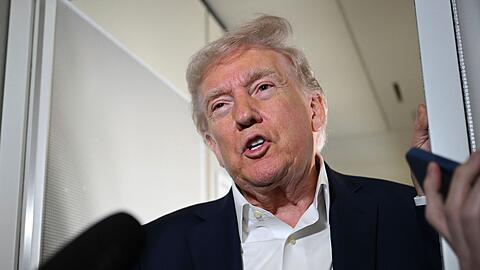 Donald Trump geriet beim Erzählen über seinen Gesundheitscheck regelrecht ins Schwärmen.