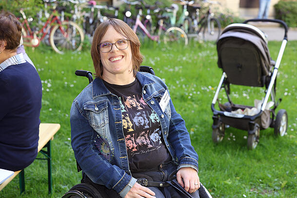 Melanie Bergzoll, Koordinatorin von "Ois Inklusiv". Melanie Bergzoll, Koordinatorin von "Ois Inklusiv".