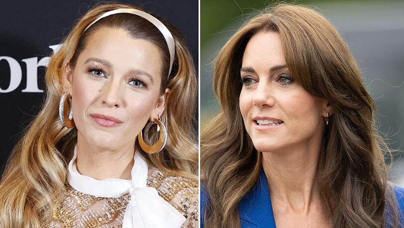 Filmstar und Model Blake Lively (li.) zeigte auf Instagram Reue und wünschte der erkrankten Prinzessin Kate dabei alles Gute.