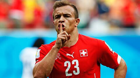"Schhhhhhhhh": Xherdan Shaqiri ließ gegen Honduras alle Kritiker verstummen.