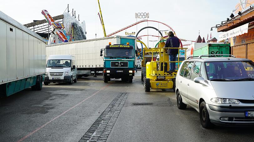 Bei so viel Verkehr kann's auch mal eng werden.