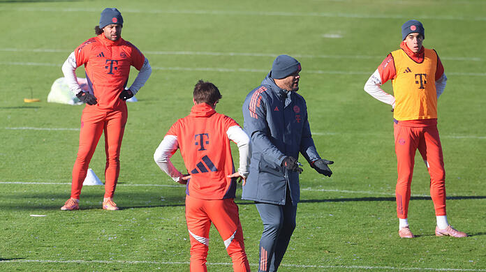 Der FC Bayern bereitet sich in M&uuml;nchen auf die zweite Saisonh&auml;lfte vor.