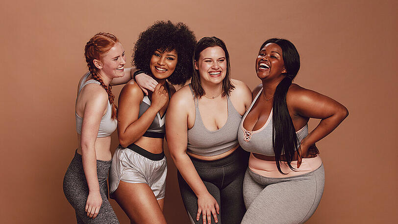 Die "Body Positivity"-Bewegung hat durch soziale Medien einen Aufschwung erhalten