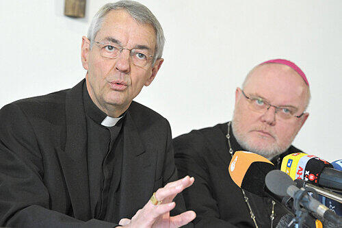 Die Erzbischöfe von Bamberg und München, Ludwig Schick (links) und Reinhard Marx.