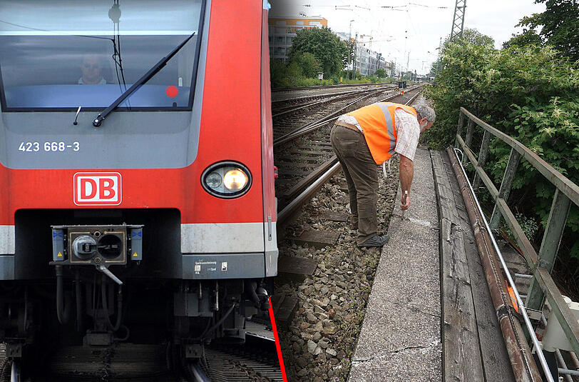 Die S-Bahnunterführung in Moosach muss repariert werden. Das dauert voraussichtlich bis Mitte September.