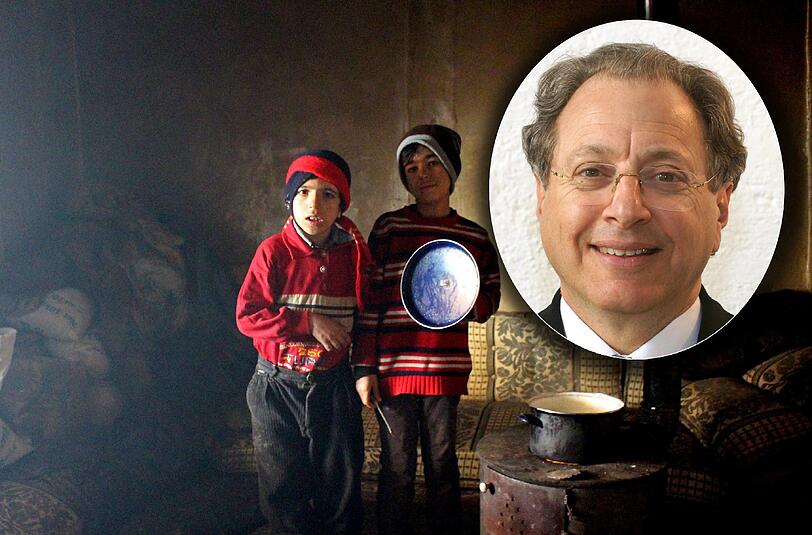 Hungernd: zwei Buben im syrischen Madaya. "Die Würde wird mit Füßen getreten", schreibt Stadtrat Marian Offman in seinem Gastbeitrag.