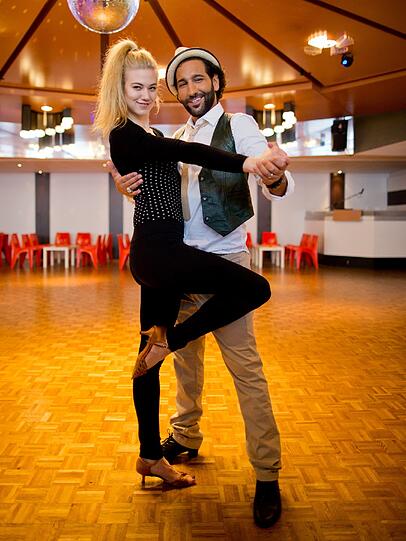 Larissa Marolt und Massimo Sinato