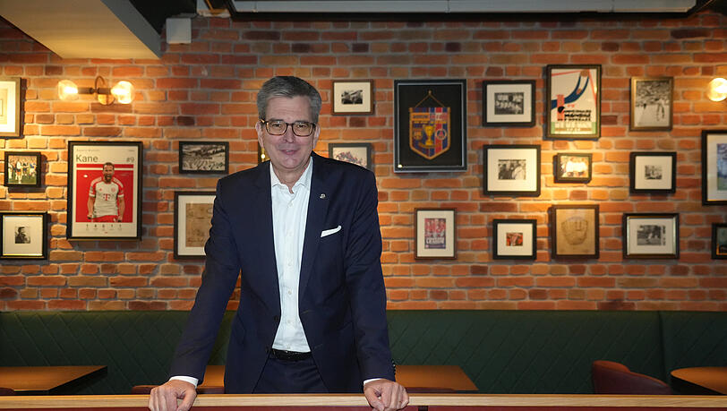 Alexander Bieber ist stolz auf das neue Champions Restaurant. Alexander Bieber ist stolz auf das neue Champions Restaurant.