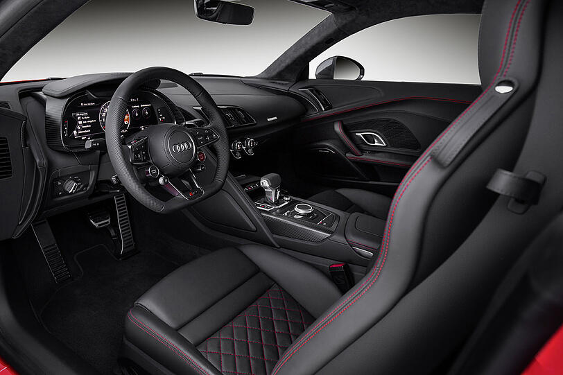 Der neue Audi R8 von innen.