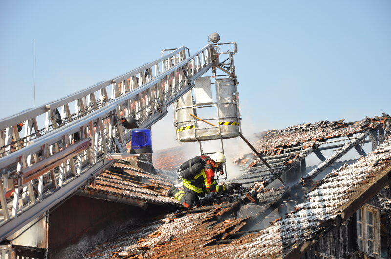Wohnhausbrand in Eggenfelden: Die Bilder