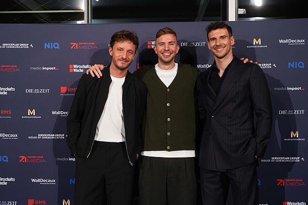 Tommi Schmitt, Christoph Kramer und Leon Goretzka Tommi Schmitt, Christoph Kramer und Leon Goretzka