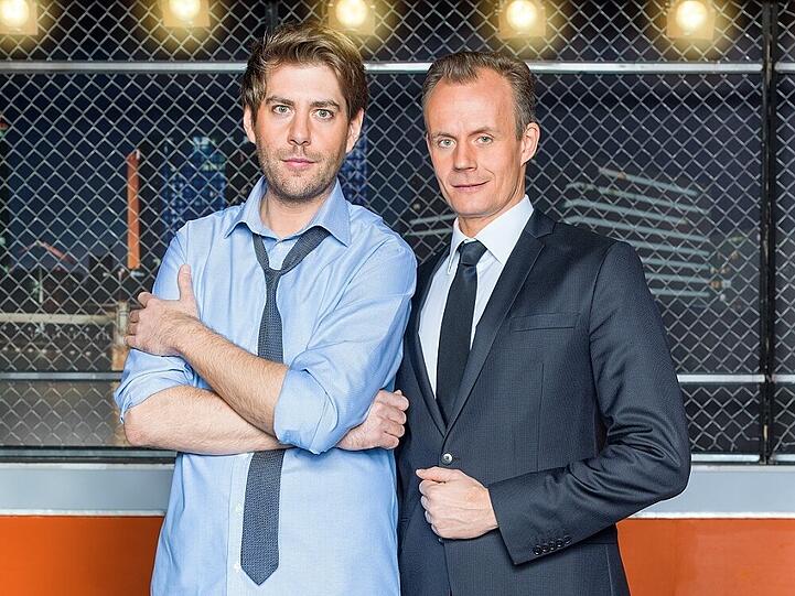 Claus von Wagner (li.) und Max Uthoff sind die neuen Gastgeber bei der ZDF-Satire-Show "Die Anstalt"