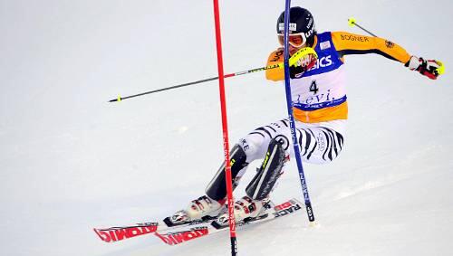 Nur im ersten Durchgang auf der Strecke: Felix Neureuther gestern beim Slalom von Levi. Nur im ersten Durchgang auf der Strecke: Felix Neureuther gestern beim Slalom von Levi.