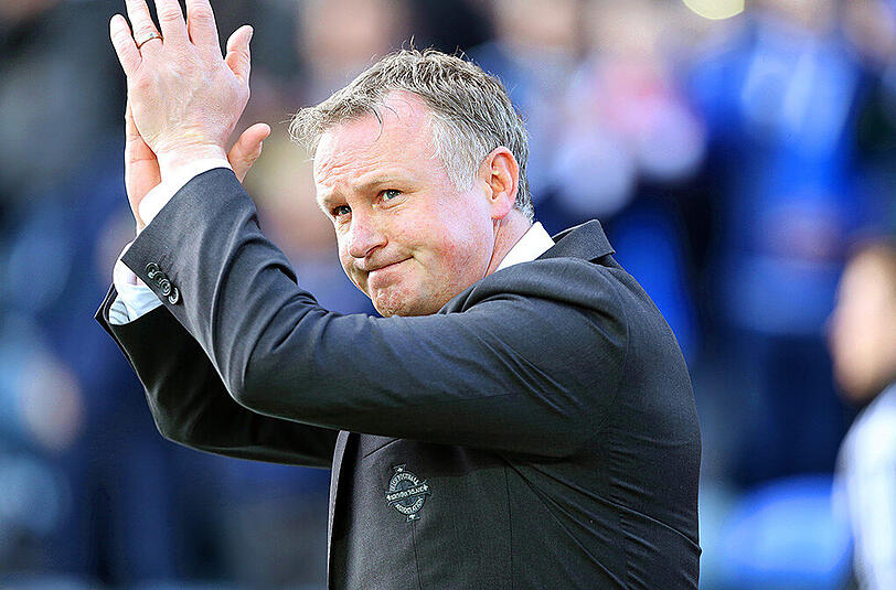 "Wunderbare Leistungen": Nordirlands Nationaltrainer Michael O'Neill.