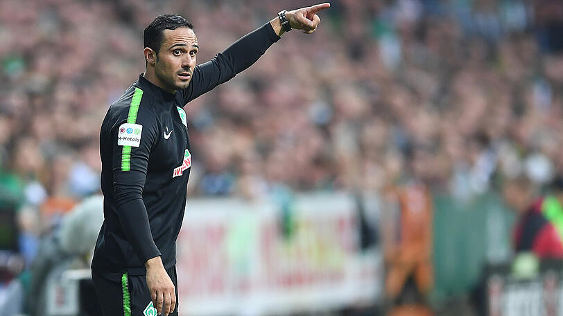 Nach der Nullnummer in Köln wollte Werder-Sportchef Frank Baumann zwar von keinem Ultimatum für Trainer Alexander Nouri (im Bild) sprechen, aber...