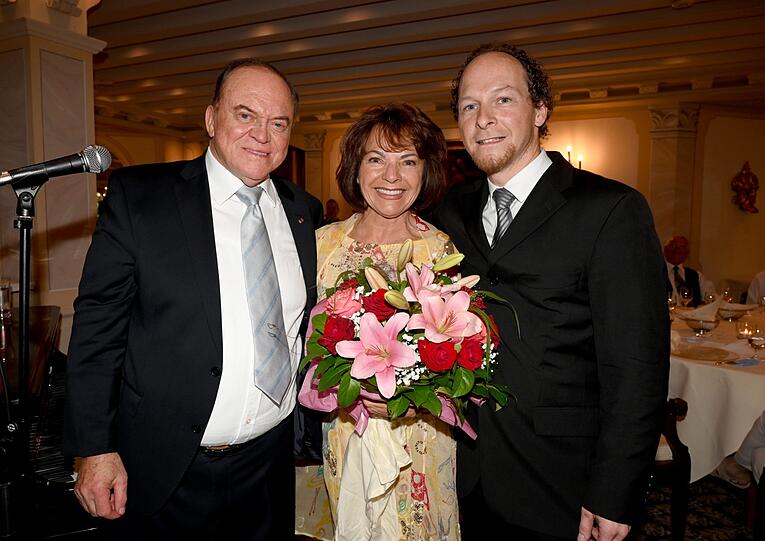 Erstes Glück: Heinz Winkler mit Ex-Frau Evi und Sohn Alexander.