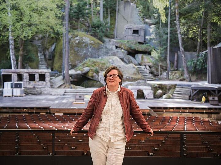 Die künstlerische Leiterin der Wunsiedler Luisenburg-Festspiele, Birgit Simmler. Foto: Nicolas Armer/dpa