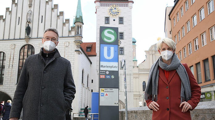 Georg Dunkel (l.) und Katrin Habenschaden.