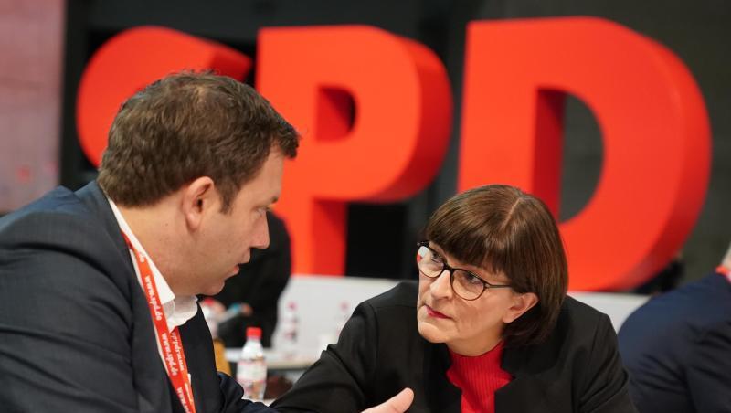 Klingbeil und Esken wollen SPD als Parteichefs führen. Klingbeil und Esken wollen SPD als Parteichefs führen.
