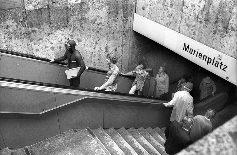 Wo dieser Taucher wohl hinwollte? Wo dieser Taucher wohl hinwollte?