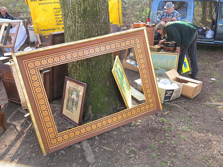 So war der Flohmarkt in Daglfing.