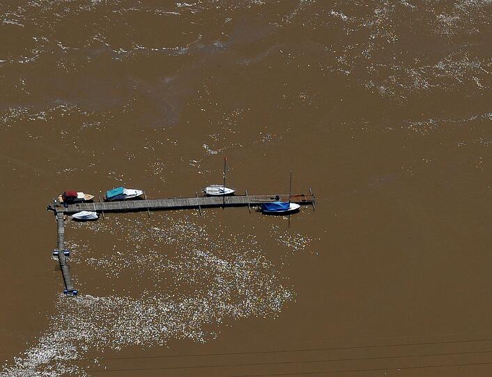 Aktuelle Fotos zum Hochwasser in Dresden: Bilder von der FLut